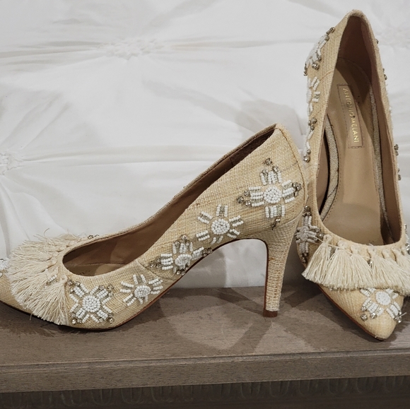 Antonio Melani vintage look beaded heels 👠 - Picture 5 of 5